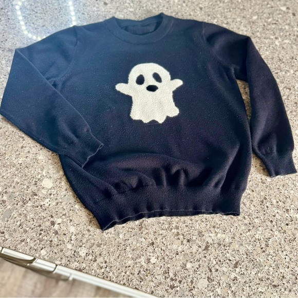 Happy Halloween Other - Black Ghost Sweater